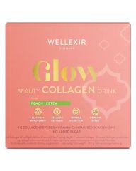 Wellexir Glow Beauty Drink Peach Ice Tea