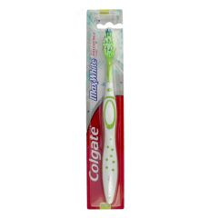 Colgate MaxWhite Tandbørste - Medium - Grøn 