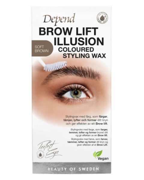 Depend Perfect Eye Brow Illusion Wax Soft Brown