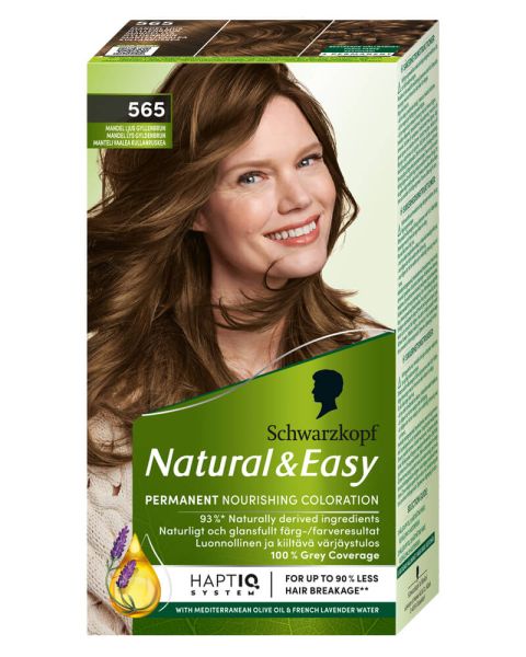 Schwarzkopf Natural & Easy 565 Almond Light Golden Brown Schwarzkopf Natural & Easy 565 Almond Light Golden Brown