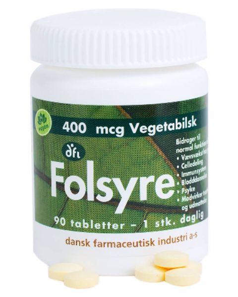 Berthelsen Naturprodukter - Folsyre 400mcg