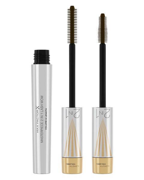Max Factor Masterpiece 2 In 1 Lash Wow Mascara Black Brown