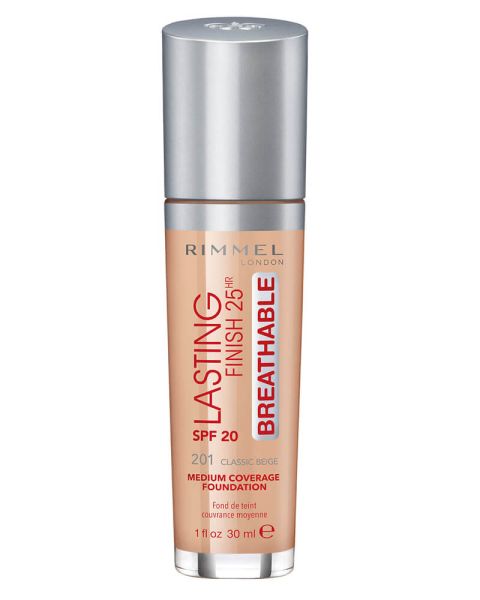 Rimmel Lasting Finish 25th Breathable SPF 20 201 Classic Beige
