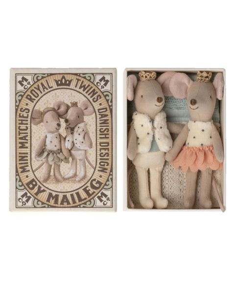 Maileg Kongelige Tvillingemus - Pige Og Dreng