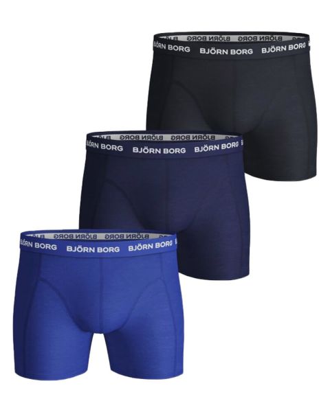 Björn Borg Essential 3-pack Cotton Stretch Shorts - Str. S