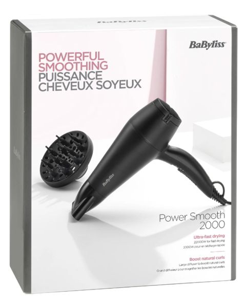 Babyliss Hårtørrer Power Smooth 2200