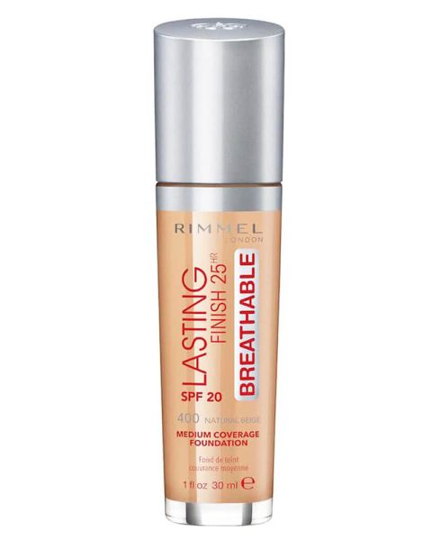 Rimmel Lasting Finish 25th Breathable SPF 20 400 Natural Beige