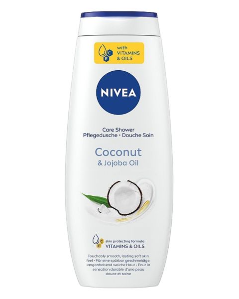 Nivea Caring Shower Cream Coconut & Jojoba Oil (Outlet)
