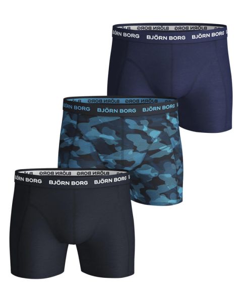 Björn Borg Essential 3-pack Cotton Stretch Shorts - Str. M