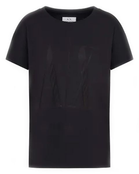 Armani Exchange Icon Period Vrouw T-Shirt Zwart L