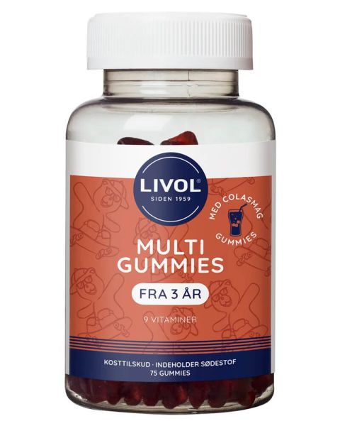 Livol Vitamin Gummies Multivitamin Kids Cola