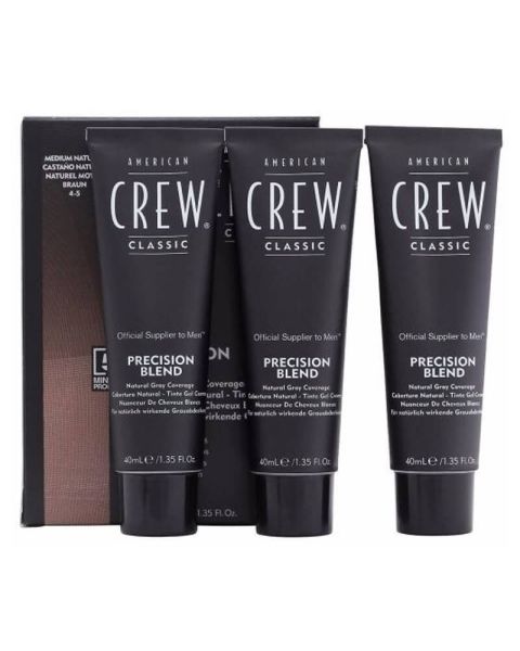 American Crew Precision Blend - Medium Natural 4-5 3x40ml