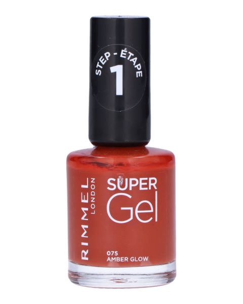 Rimmel London Super Gel 075 Nail Polish Amber Glow