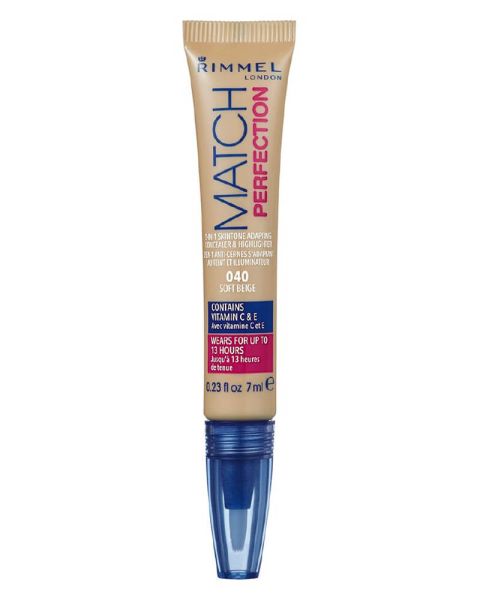 Rimmel Match Perfection Concealer & Highlighter 040 Soft Beige