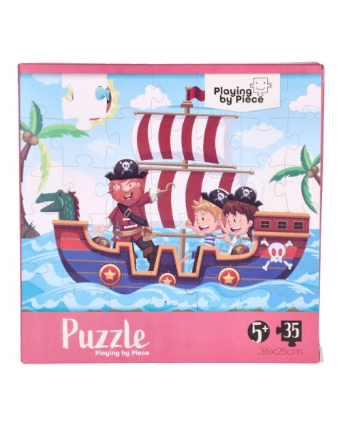 Kreativ Puslespil Pirater