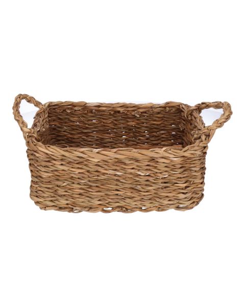 Excellent Housware H&S Collections Seagrass Basket 28x20x11