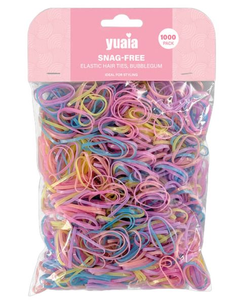 Yuaia Snag-free Elastic Hair Ties Bubblegum