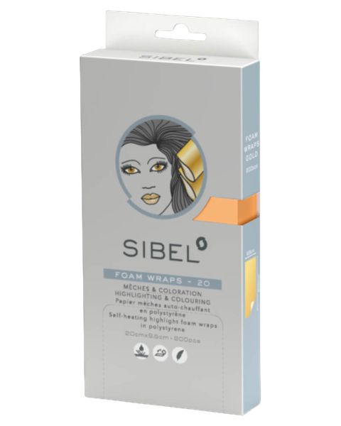 SIBEL Highlight Foam Gold 9.5cmx20cm 200pcs Ref. P000130 SIBEL Highlight Foam Gold 9.5cmx20cm 200pcs Ref. P000130