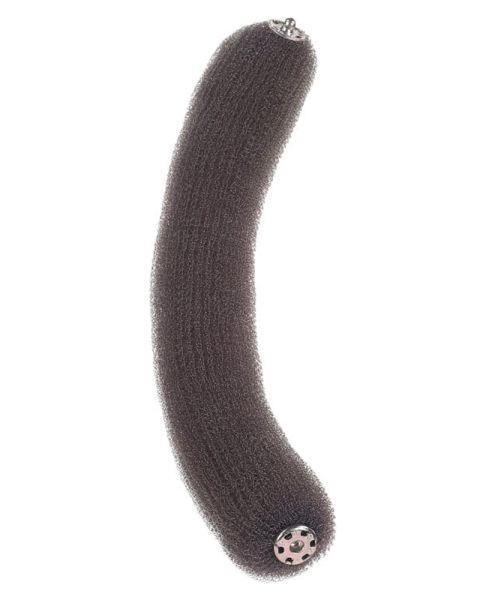 Sibel Hairbun Roll With Press-Button Closure - Brun - P001349