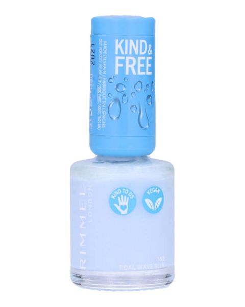 Rimmel London Kind & Free Nail Polish 152 Tidal Wave Blue