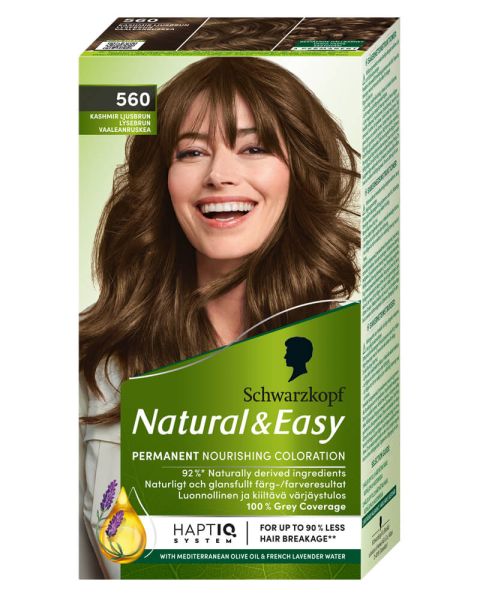 Schwarzkopf Natural & Easy 560 Kashmir Lysebrun