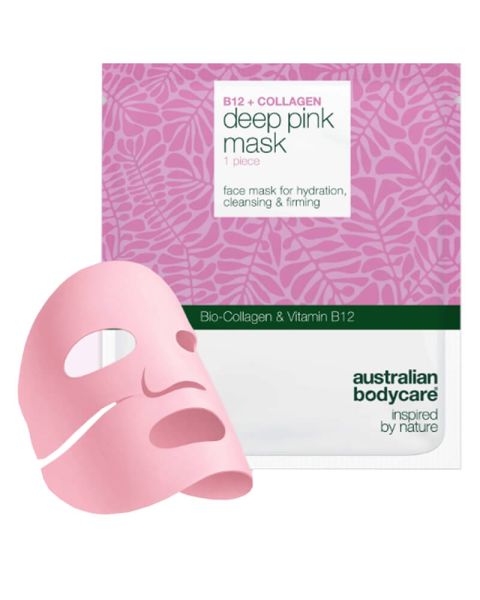 Australian Bodycare B12 + Collagen Deep Pink Mask 4 pcs.