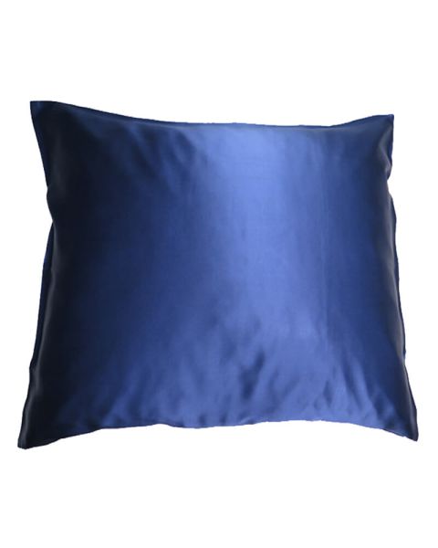 Soft Cloud Mulberry Silk Pillowcase Navy 60x63 cm. (U)