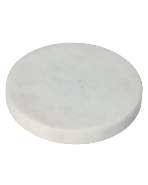 Excellent Houseware Marble Coaster White 10 x 10 cm