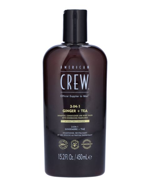 American Crew 3-In-1 Ginger + Tea American Crew 3-In-1 Ginger + Tea