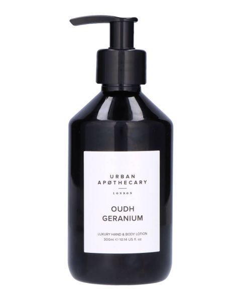 Urban Apothecary Oudh Geranium Luxury Hand & Body Lotion
