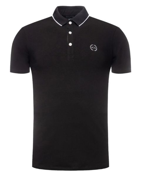 Armani Exchange Polo Sort Str. XL
