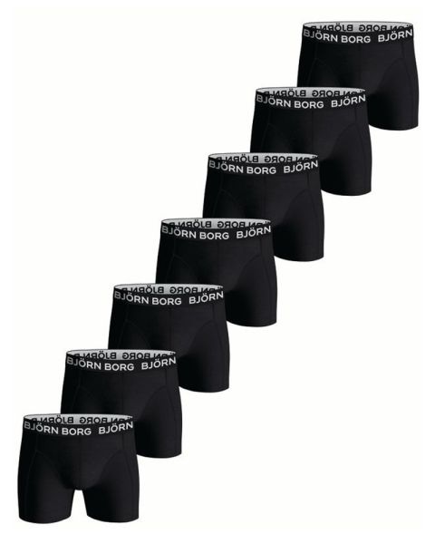 Björn Borg Cotton Stretch Shorts 7-pack Black - Str. S