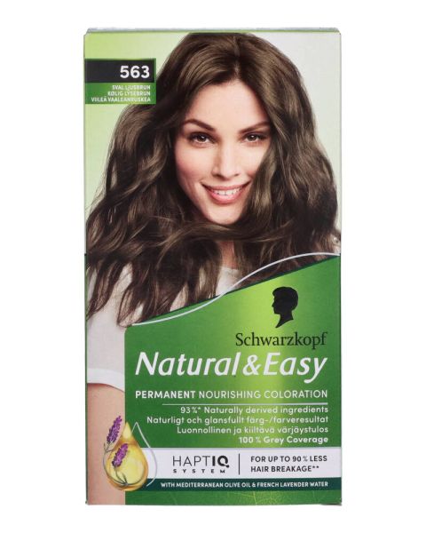 Schwarzkopf Natural & Easy 563 Kølig Lysebrun