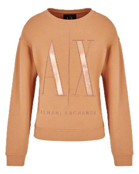 Armani Exchange Woman Sweatshirt Whisky Str. M