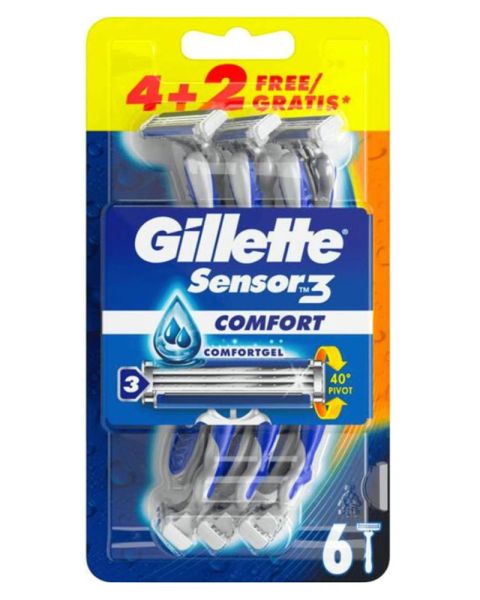 Gillette Sensor3 Comfort Razors Gillette Sensor3 Comfort Razors