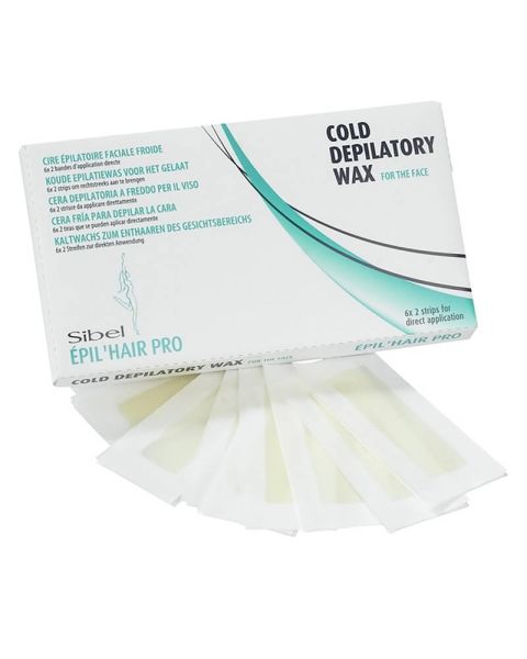 Sibel Cold Depilatory Wax Strips For Face Ref. 7411301