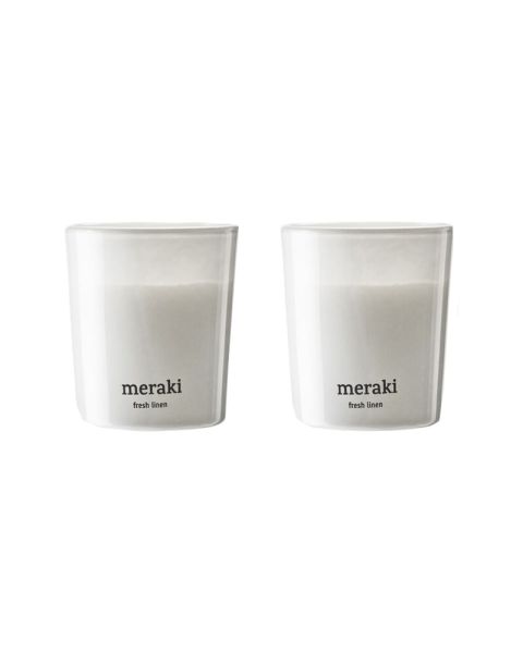 Meraki Scented Candles Fresh Linen