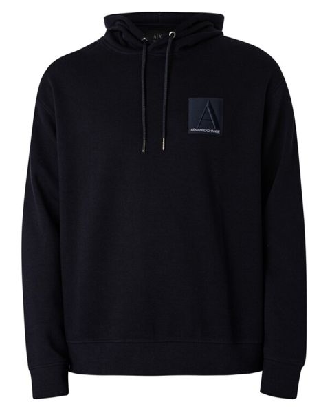 Armani Exchange Box Logo Pullover Hoodie Str. L