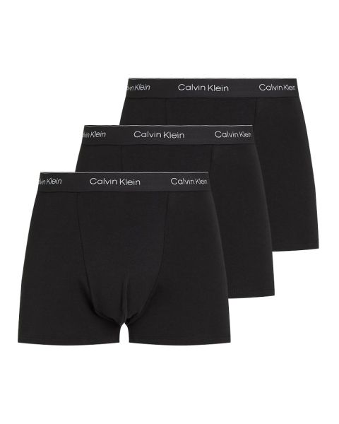 Calvin Klein Icon Cotton Stretch Relaxed Fit Trunks 3-Pack Sort M