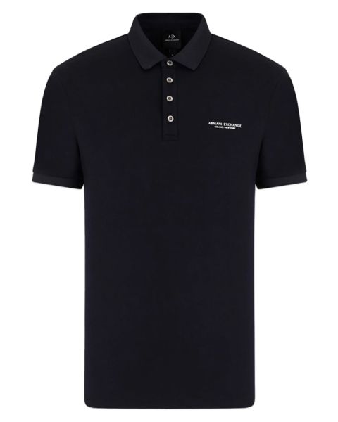 Armani Exchange Man Polo Shirt Zwart M