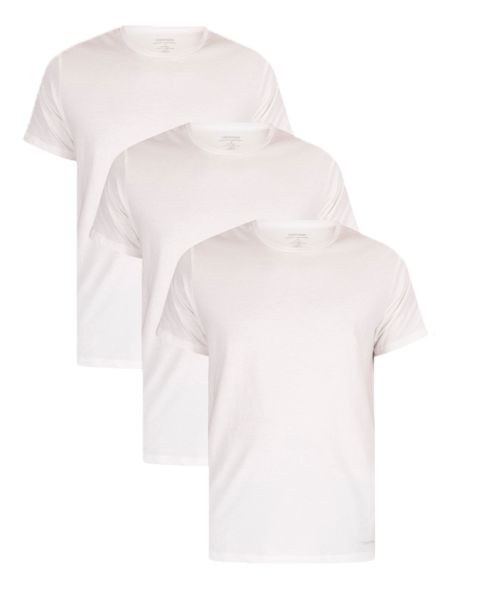 Calvin Klein Classic Fit Crew Neck T-shirt 3-Pack Hvid Str. M